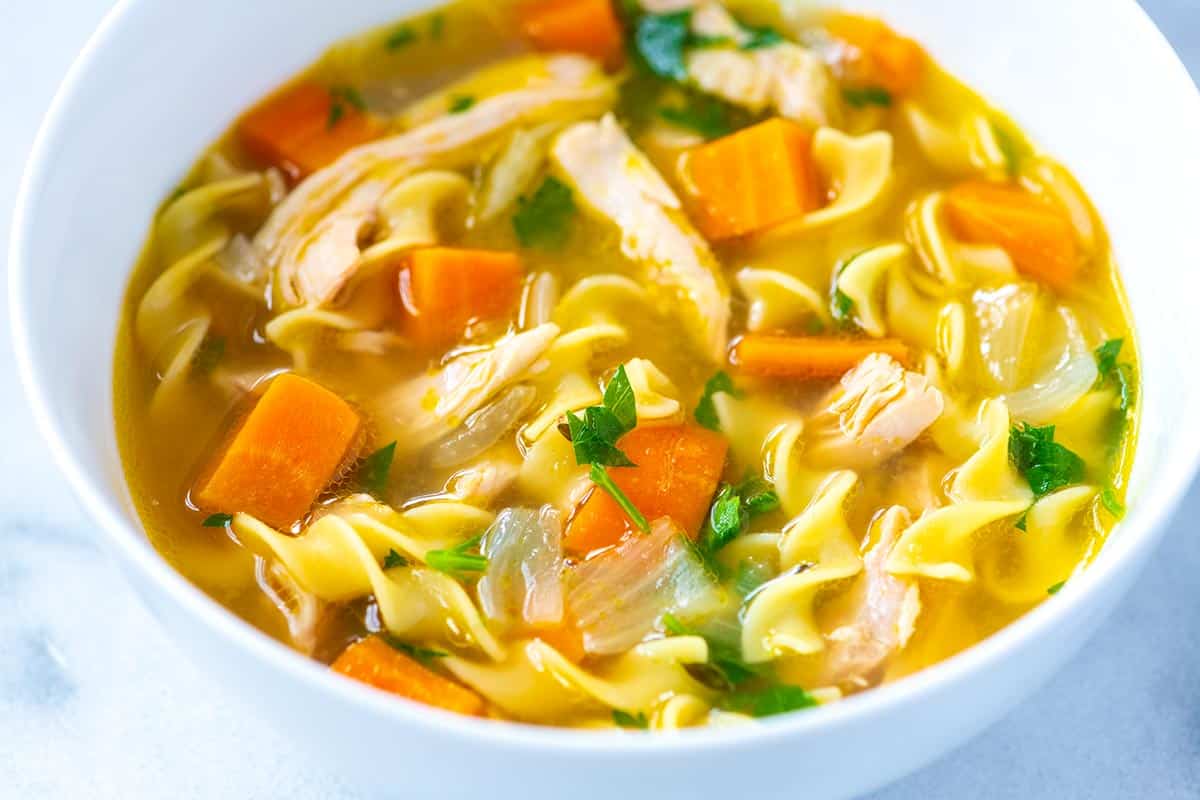 The Best Homemade Chicken Noodle Soup: Secret Thighs for Rich Broth